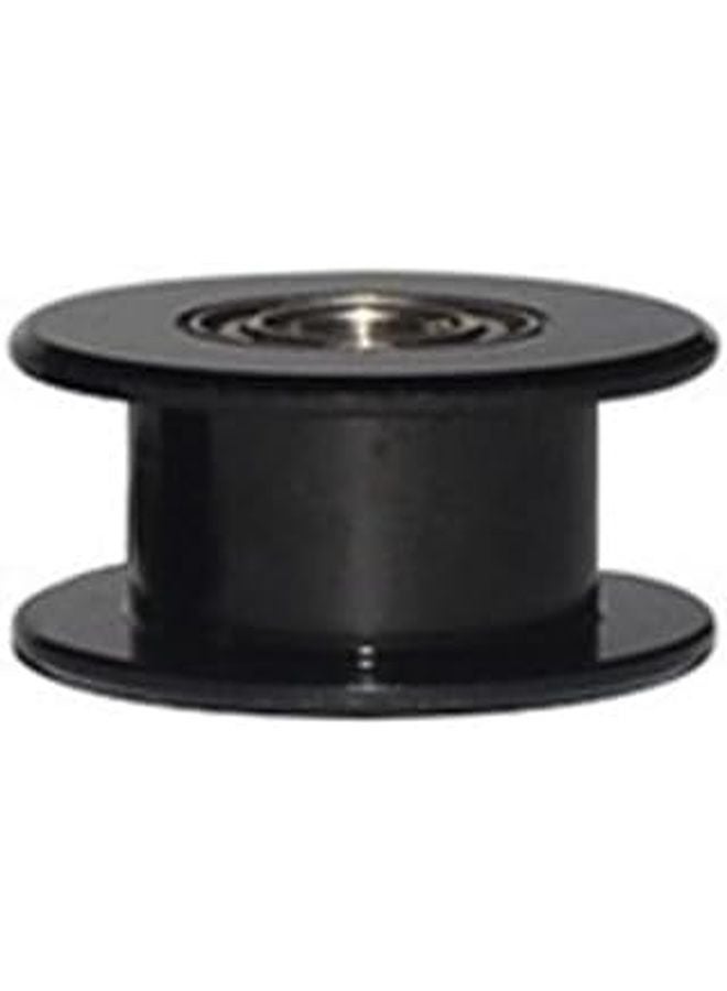 Zyaobei 2GT 20 سن متزامن بكرة مهرل قطر التجويف 5 مم أسود بدون أسنان مع محمل